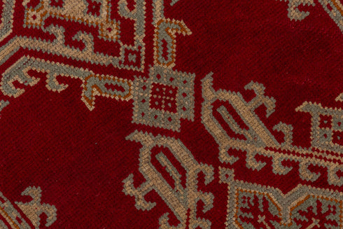 Antique Oushak Runner Rug (3' x 17')